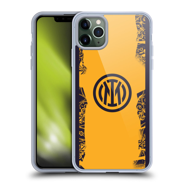 Fc Internazionale Milano 2024/25 Crest Kit Third Soft Gel Case for Apple iPhone 11 Pro Max & MagSafe
