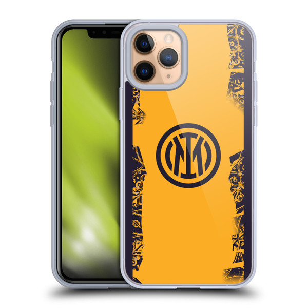 Fc Internazionale Milano 2024/25 Crest Kit Third Soft Gel Case for Apple iPhone 11 Pro & MagSafe