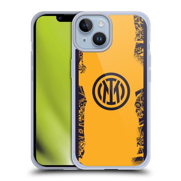 Fc Internazionale Milano 2024/25 Crest Kit Third Soft Gel Case for Apple iPhone 14