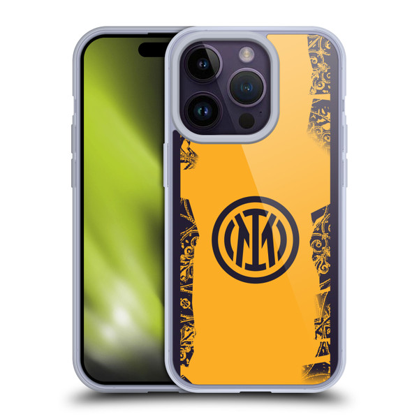 Fc Internazionale Milano 2024/25 Crest Kit Third Soft Gel Case for Apple iPhone 14 Pro & MagSafe