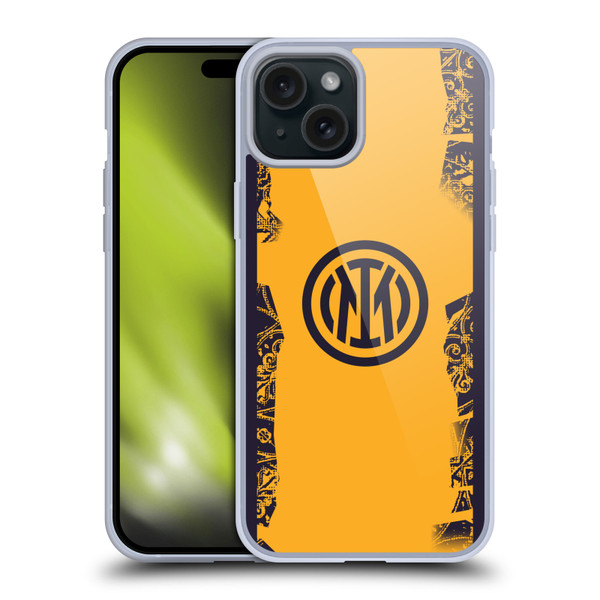 Fc Internazionale Milano 2024/25 Crest Kit Third Soft Gel Case for Apple iPhone 15 Plus & MagSafe