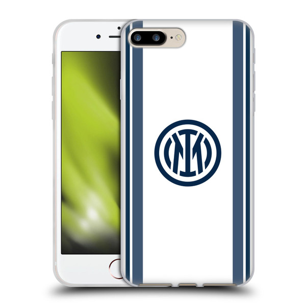 Fc Internazionale Milano 2024/25 Crest Kit Away Soft Gel Case for Apple iPhone 7 Plus / iPhone 8 Plus & MagSafe