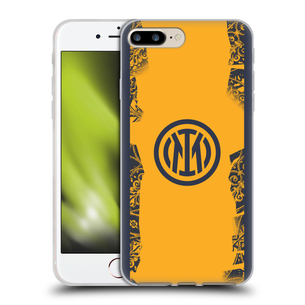 Fc Internazionale Milano 2024/25 Crest Kit Third Soft Gel Case for Apple iPhone 7 Plus / iPhone 8 Plus & MagSafe