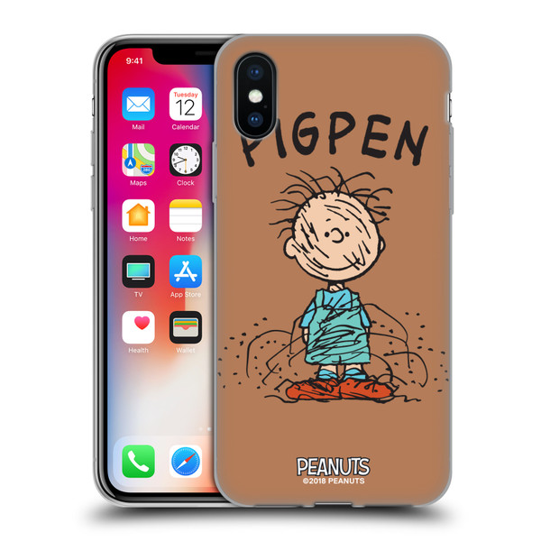 Peanuts Characters Pigpen Soft Gel Case for Apple iPhone X / iPhone XS & MagSafe
