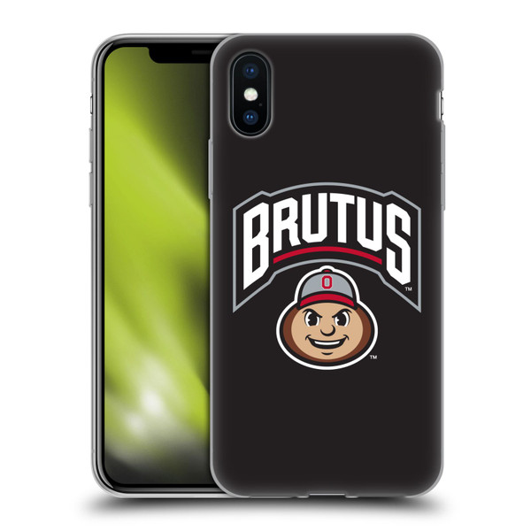 Ohio State University Logo Mascot Soft Gel Case for Apple iPhone X / iPhone XS & MagSafe