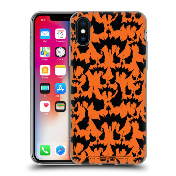 Batman Arkham Knight Graphics Scarecrow Pattern Soft Gel Case for Apple iPhone X / iPhone XS & MagSafe