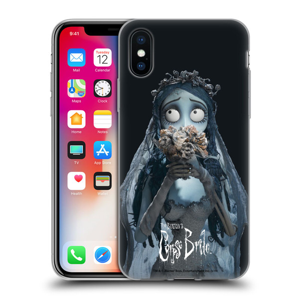Corpse Bride Key Art Flower Soft Gel Case for Apple iPhone X / iPhone XS & MagSafe