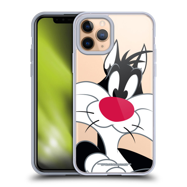 Looney Tunes Characters Sylvester The Cat Soft Gel Case for Apple iPhone 11 Pro & MagSafe