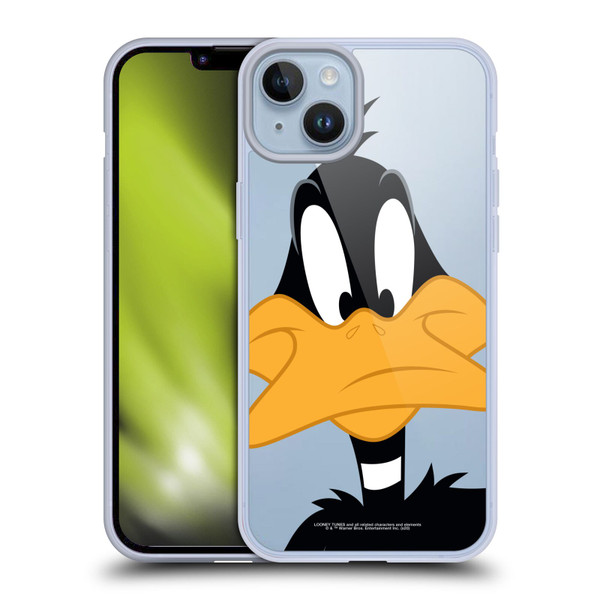 Looney Tunes Characters Daffy Duck Soft Gel Case for Apple iPhone 14 Plus & MagSafe
