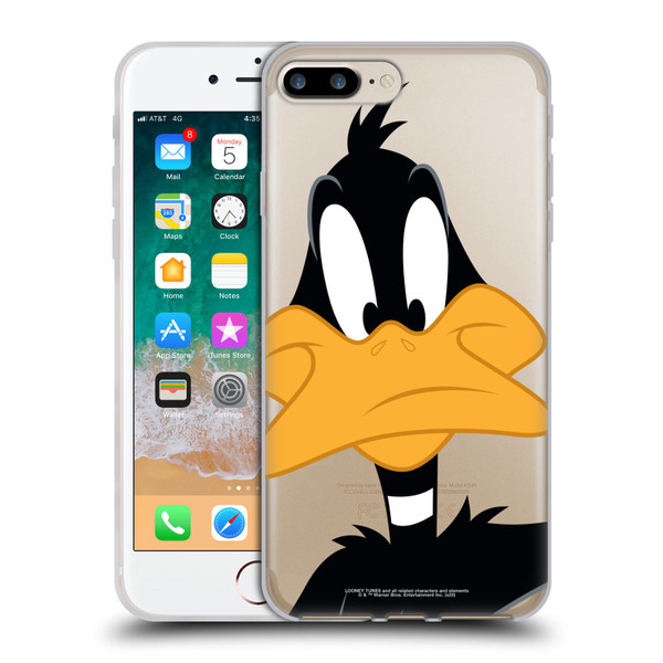 Looney Tunes Characters Daffy Duck Soft Gel Case for Apple iPhone 7 Plus / iPhone 8 Plus & MagSafe