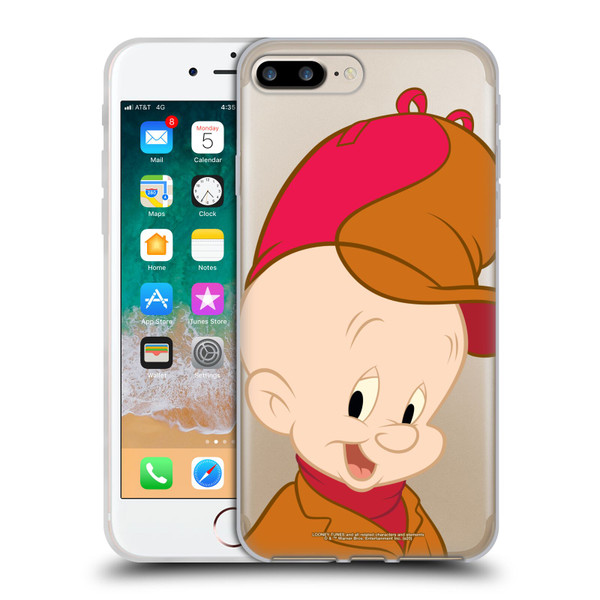 Looney Tunes Characters Elmer Fudd Soft Gel Case for Apple iPhone 7 Plus / iPhone 8 Plus & MagSafe