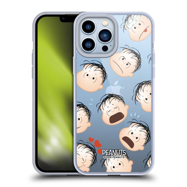 Peanuts Character Patterns Linus Soft Gel Case for Apple iPhone 13 Pro Max & MagSafe