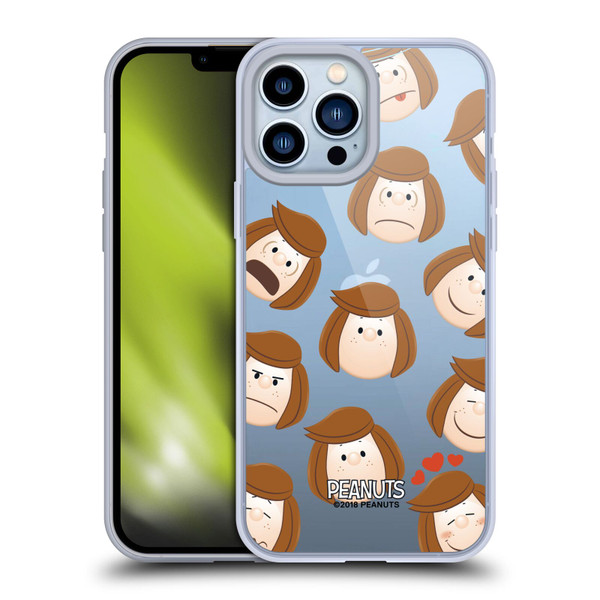 Peanuts Character Patterns Peppermint Patty Soft Gel Case for Apple iPhone 13 Pro Max & MagSafe
