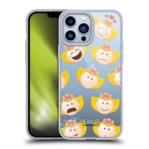 Peanuts Character Patterns Sally Brown Soft Gel Case for Apple iPhone 13 Pro Max & MagSafe