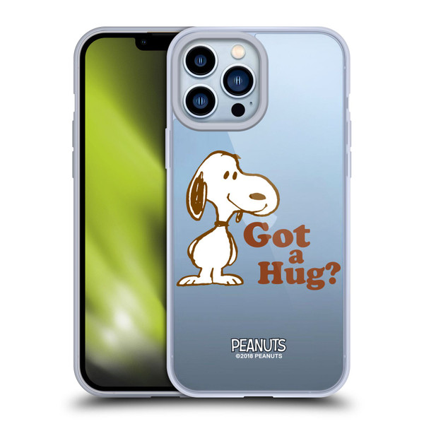 Peanuts Snoopy Hug Got A Hug Soft Gel Case for Apple iPhone 13 Pro Max & MagSafe