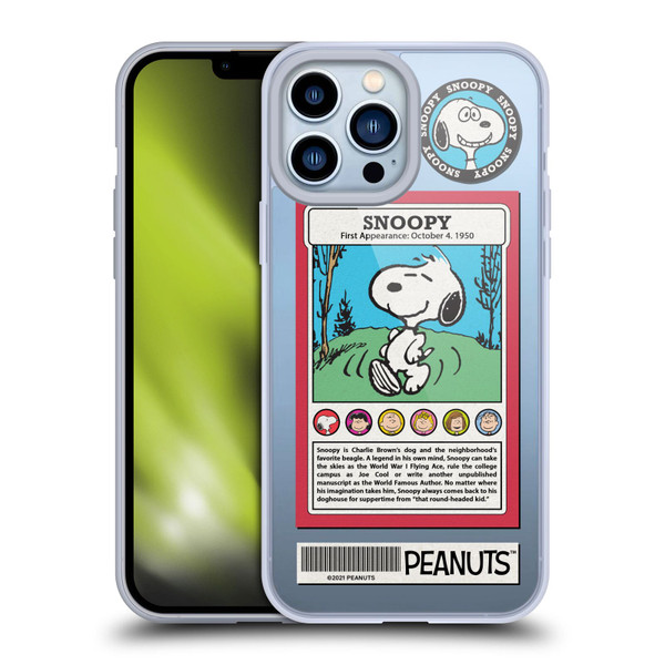 Peanuts Trends Snoopy Card Soft Gel Case for Apple iPhone 13 Pro Max & MagSafe