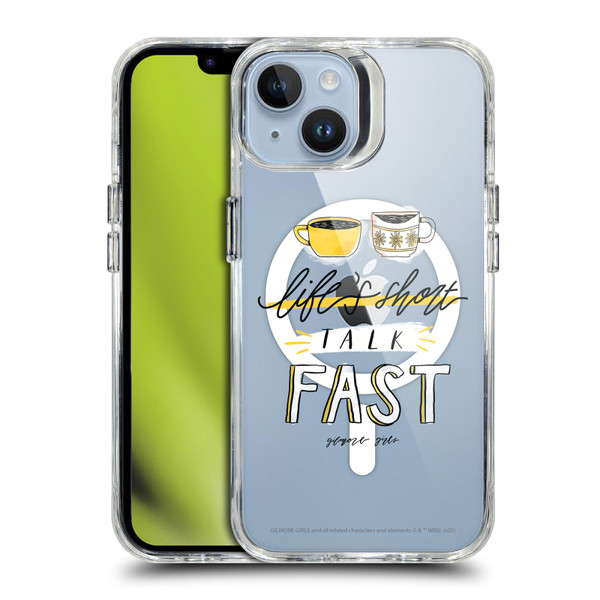 Gilmore Girls Character Icons Catchphrase SHOCKPROOF BUMPER CASE COMPATIBLE WITH Apple iPhone 14 & MAGSAFE