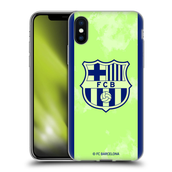FC Barcelona 2024/25 Crest Kit Third Soft Gel Case for Apple iPhone X / iPhone XS & MagSafe