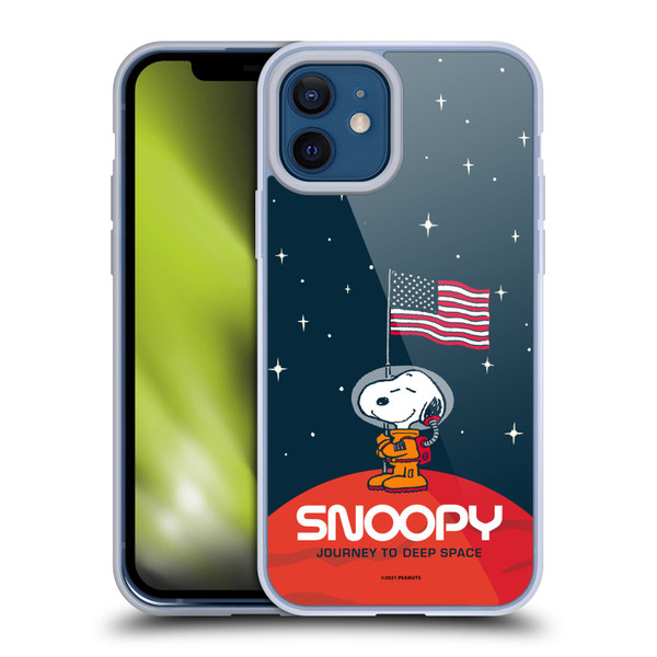 Peanuts Secrets Of Apollo 10 Flag Soft Gel Case for Apple iPhone 12 / iPhone 12 Pro & MagSafe