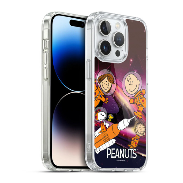 Peanuts Secrets Of Apollo 10 Deep Space Soft Gel Case for Apple iPhone 14 Pro & MagSafe