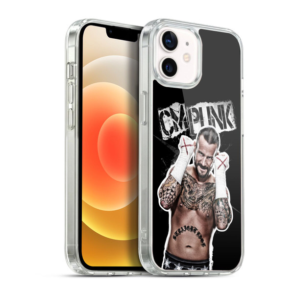 WWE CM Punk Graphics Soft Gel Case for Apple iPhone 12 / iPhone 12 Pro & MagSafe