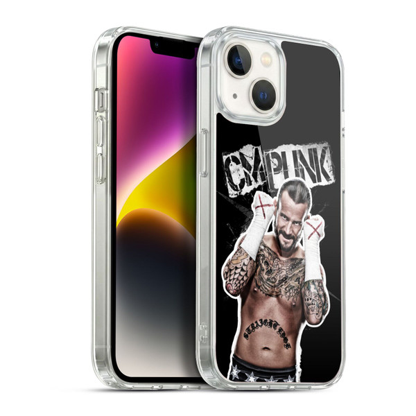 WWE CM Punk Graphics Soft Gel Case for Apple iPhone 14