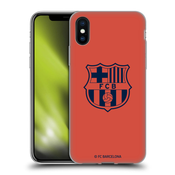 FC Barcelona 2025/26 Crest Kit Third Soft Gel Case for Apple iPhone X / iPhone XS & MagSafe