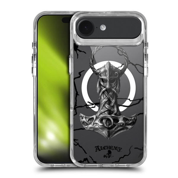 Alchemy Gothic Gothic Art Mjolnir Hammer SHOCKPROOF BUMPER CASE COMPATIBLE WITH Apple iPhone 17 Air & MAGSAFE