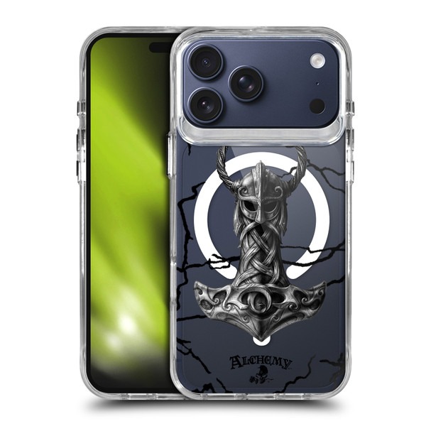 Alchemy Gothic Gothic Art Mjolnir Hammer SHOCKPROOF BUMPER CASE COMPATIBLE WITH Apple iPhone 17 Pro Max & MAGSAFE