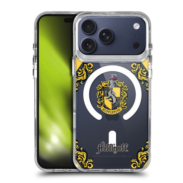 Harry Potter Houses Hufflepuff SHOCKPROOF BUMPER CASE COMPATIBLE WITH Apple iPhone 17 Pro Max & MAGSAFE
