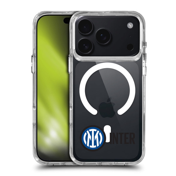 Fc Internazionale Milano Logo Icon Crest Minimalist SHOCKPROOF BUMPER CASE COMPATIBLE WITH Apple iPhone 17 Pro & MAGSAFE
