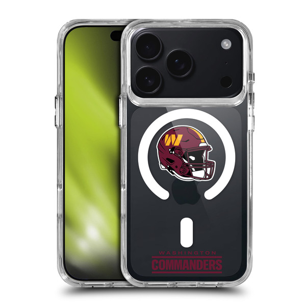 NFL Washington Commanders Helmet Logotype SHOCKPROOF BUMPER CASE COMPATIBLE WITH Apple iPhone 17 Pro & MAGSAFE