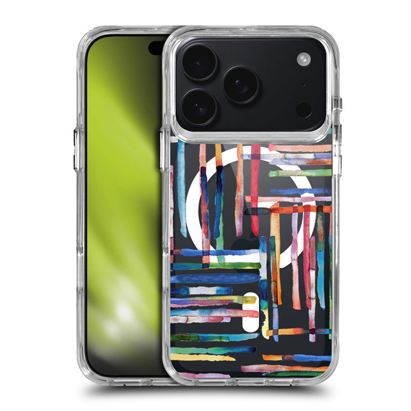 Ninola 2025-26 Collection Modern Scandi Stripes SHOCKPROOF BUMPER CASE COMPATIBLE WITH Apple iPhone 17 Pro & MAGSAFE