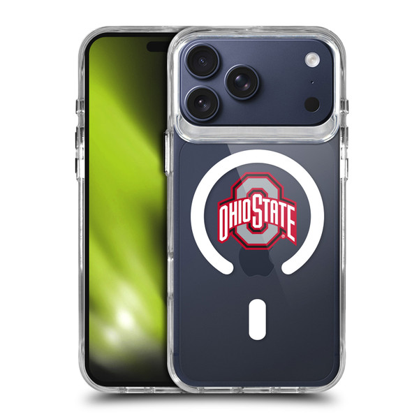Ohio State University Logo Icon Plain SHOCKPROOF BUMPER CASE COMPATIBLE WITH Apple iPhone 17 Pro Max & MAGSAFE