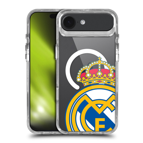 Real Madrid CF Logo Icon Crest Oversized SHOCKPROOF BUMPER CASE COMPATIBLE WITH Apple iPhone 17 Air & MAGSAFE