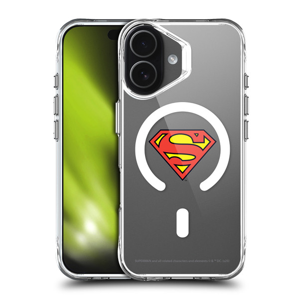 Superman DC Comics Logos and Comics Classic SHOCKPROOF BUMPER CASE COMPATIBLE WITH Apple iPhone 17 & MAGSAFE
