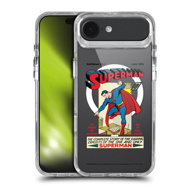 Superman DC Comics Logos and Comics Famous SHOCKPROOF BUMPER CASE COMPATIBLE WITH Apple iPhone 17 Air & MAGSAFE