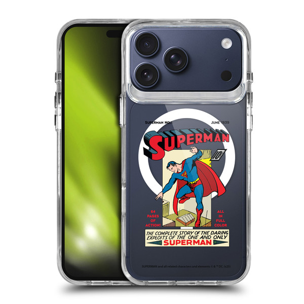 Superman DC Comics Logos and Comics Famous SHOCKPROOF BUMPER CASE COMPATIBLE WITH Apple iPhone 17 Pro Max & MAGSAFE