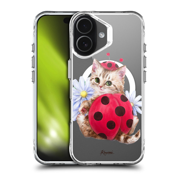 Kayomi Harai Animals Ladybug Cat SHOCKPROOF BUMPER CASE COMPATIBLE WITH Apple iPhone 17 & MAGSAFE