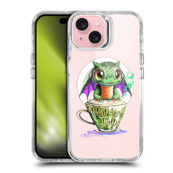 Ruth Thompson Cups and Dragons Matcha SHOCKPROOF BUMPER CASE COMPATIBLE WITH Apple iPhone 15 & MAGSAFE