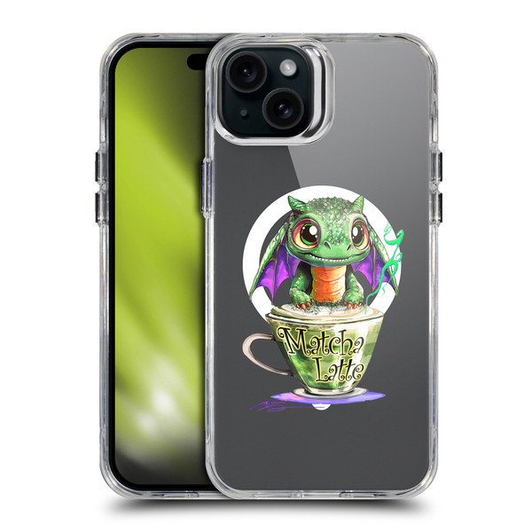Ruth Thompson Cups and Dragons Matcha SHOCKPROOF BUMPER CASE COMPATIBLE WITH Apple iPhone 15 Plus & MAGSAFE