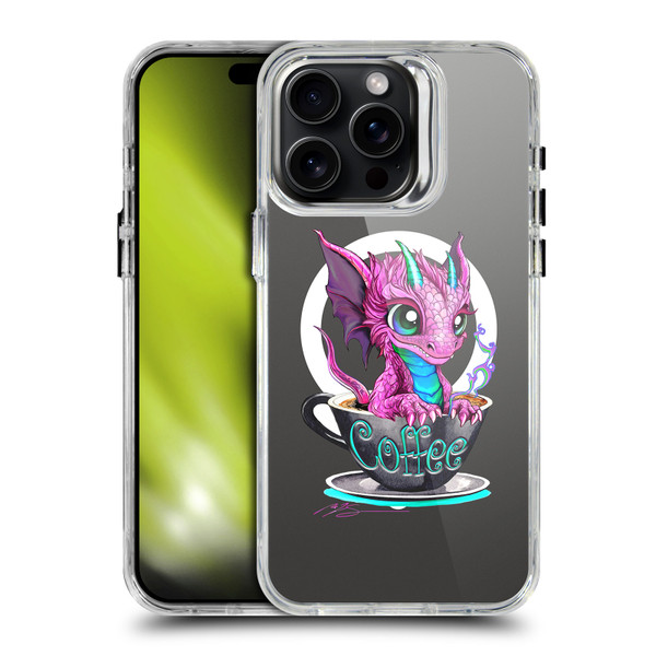 Ruth Thompson Cups and Dragons Coffee SHOCKPROOF BUMPER CASE COMPATIBLE WITH Apple iPhone 15 Pro Max & MAGSAFE