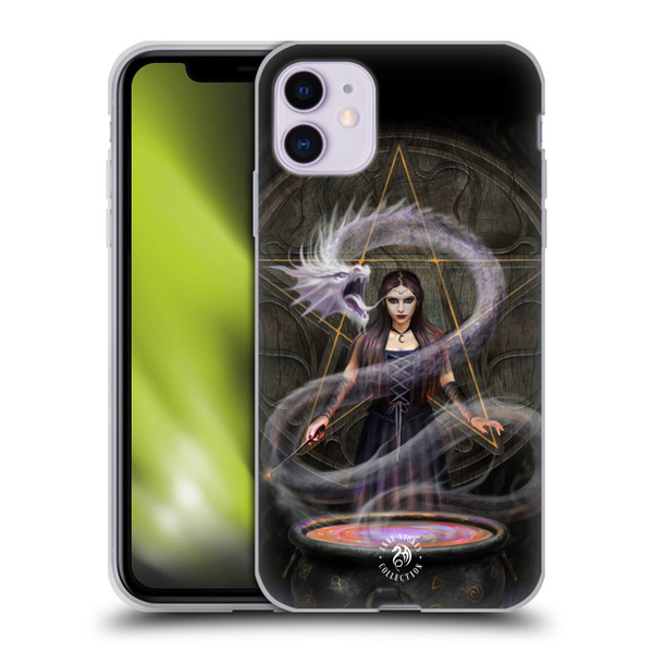 Anne Stokes Fantasy Characters The Summoning Dragon Soft Gel Case for Apple iPhone 11