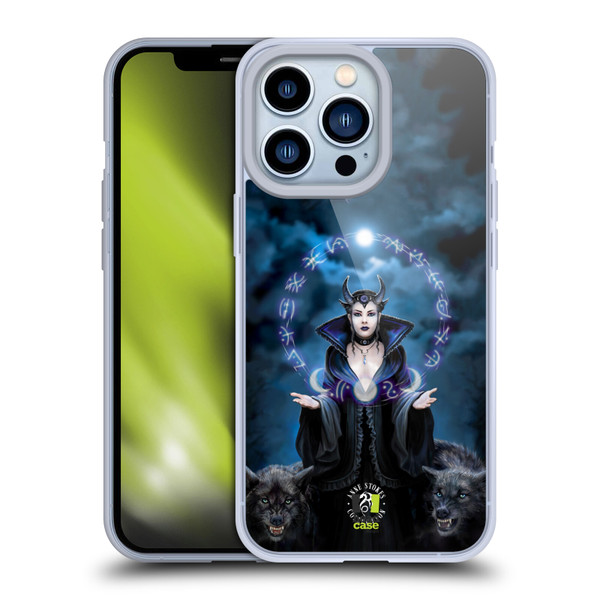 Anne Stokes Fantasy Characters Moon Witch Soft Gel Case for Apple iPhone 13 Pro & MagSafe