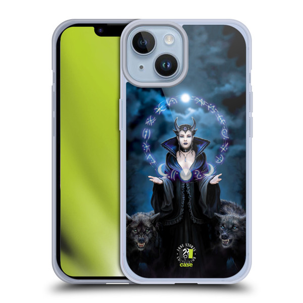 Anne Stokes Fantasy Characters Moon Witch Soft Gel Case for Apple iPhone 14 & MagSafe