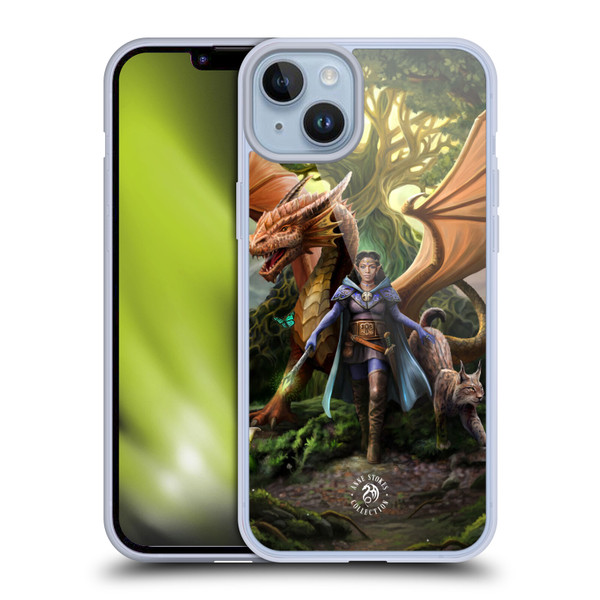 Anne Stokes Fantasy Characters Lillithea Soft Gel Case for Apple iPhone 14 Plus & MagSafe