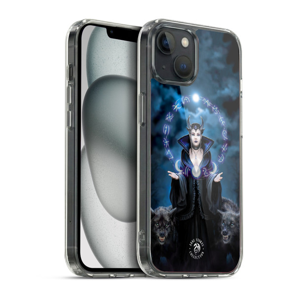 Anne Stokes Fantasy Characters Moon Witch Soft Gel Case for Apple iPhone 15 Plus & MagSafe