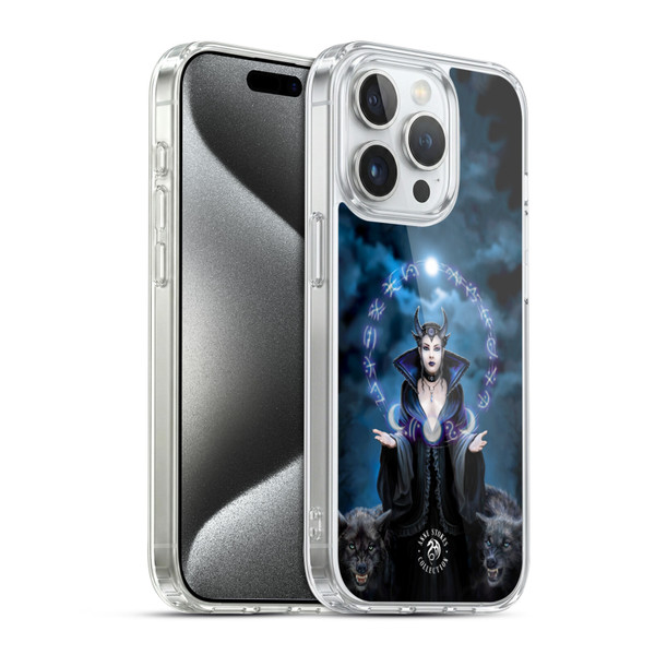 Anne Stokes Fantasy Characters Moon Witch Soft Gel Case for Apple iPhone 15 Pro & MagSafe