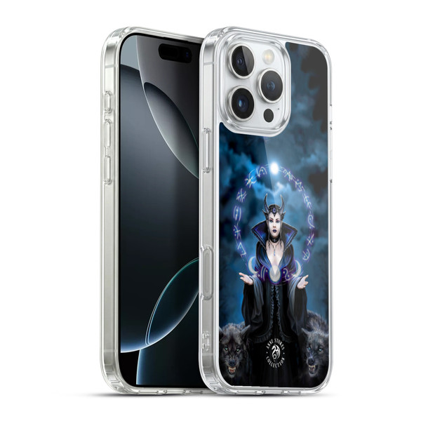 Anne Stokes Fantasy Characters Moon Witch Soft Gel Case for Apple iPhone 16 Pro Max & MagSafe