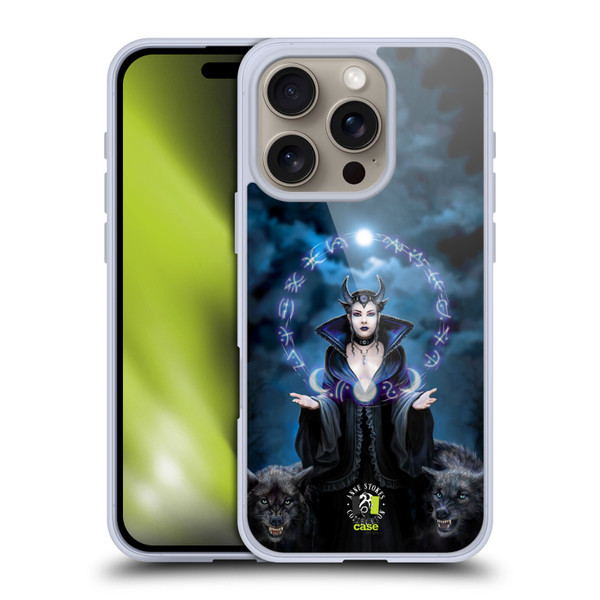 Anne Stokes Fantasy Characters Moon Witch Soft Gel Case for Apple iPhone 16 Pro & MagSafe